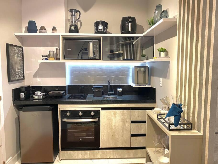 205 Flat/studio Elegance Jardins- Cozinha Completa Apartamento